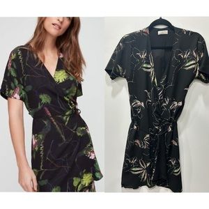 XS BABATON Wallace Wrap Dress